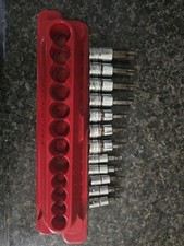  Snap-On 12pc Torx Bit Socket Set - 1/4" & 3/8" Drive - 212EFTXY