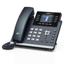 Yealink SIP-T44W 1301213 WiFi IP Phone 12 VoIP Accounts Gigabit PoE 2.8in