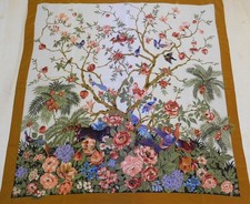 Vintage 100 Pure Silk Foulard Scarf for Women 1197 84cm x 88cm