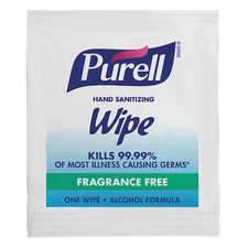 Purell 9021-1M Hand Sanitizing Wipes, Alcohol Formula, Pk1000