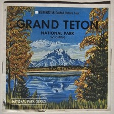 Grand Teton National Park Wyoming View Master 3 Reel Set Book A307