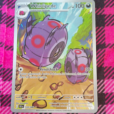 Pokemon TCG Whirlipede 133/086 Sv: Black Bolt Illus Rare Holo EN