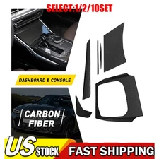 Dashboard&Console Cover Trim For BMW G20 G21 G22 G26 G42 Carbon Fiber ABS 1~10X