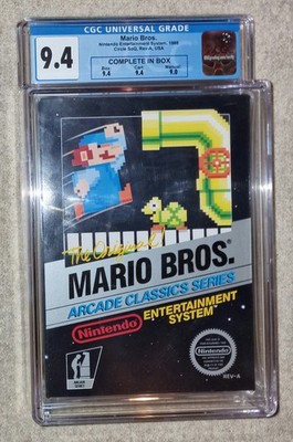 NES - Mario Bros. Arcade Classics Series - cib, 9.4 - CGC, Circle SoQ, Rev-A