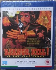 DJANGO, KILL! IF YOU LIVE SHOOT (1967) (Rare UK Blu Ray, New & Sealed, 88 Film)
