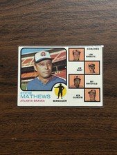 1973 Topps Eddie Mathews Jim Busby Ken Silvestri #237