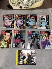 Elvis Week TV Guide Lot Of 9 W/ CD's
