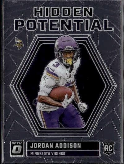 2023 Donruss Optic #HP-JA Jordan Addison Hidden Potential