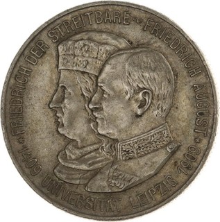 Sachsen 2 Mark 1909 Uni Leipzig