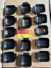 VW GOLF JETTA Mk1 CADDY CABRIO DOOR PULL TRIGGER HANDLE SURROUND INSERTS BLACK