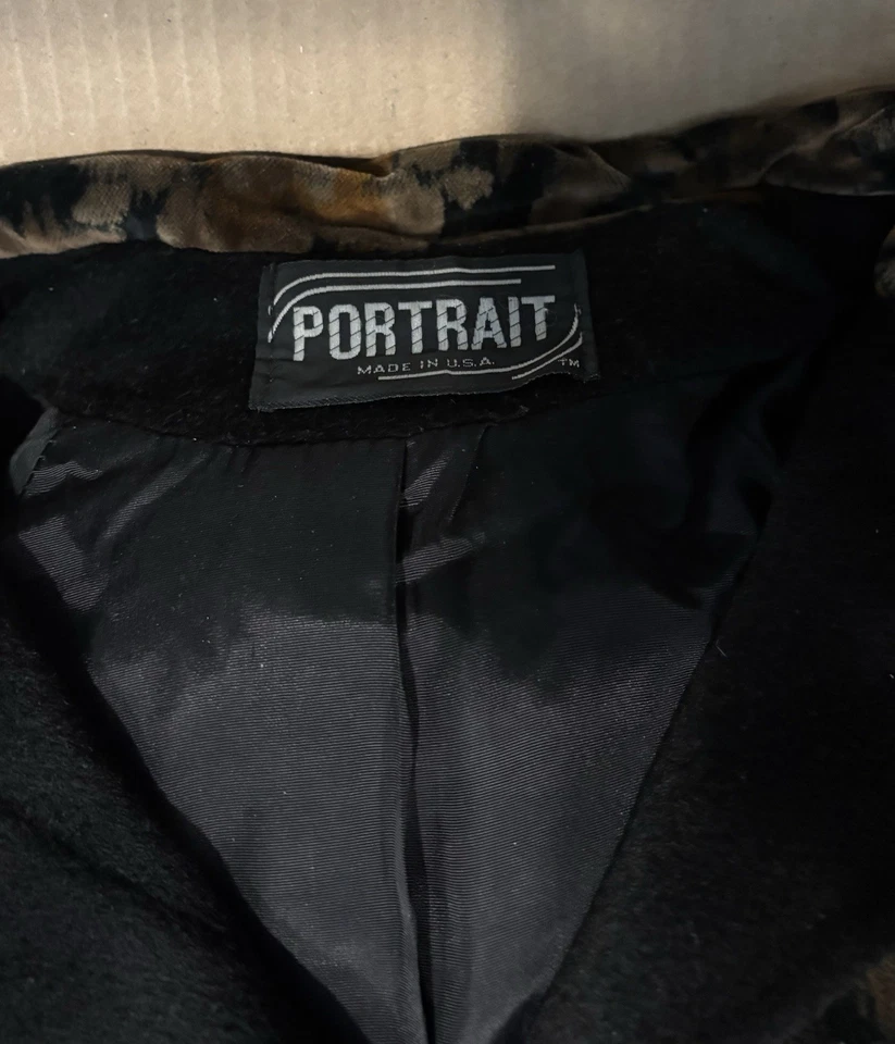 Abrigo Steampunk Victoriano Vintage Retrato Mujer Ópera Diseño Flor 29x51 Foto 3 de 4