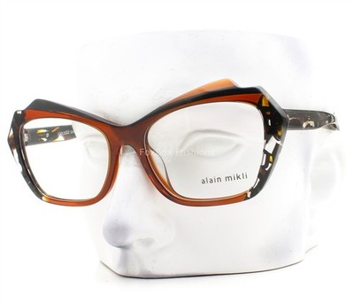 Alain Mikli Alissane Eyeglasses A03138 004 Glasses Brown Mosaique 54mm No Case