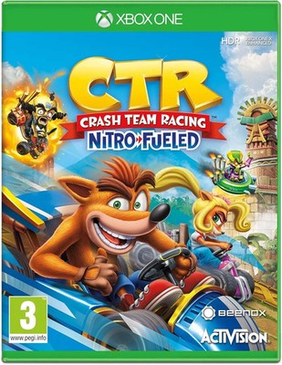 Crash Team Racing Nitro-Fueled (CTR NF) Videospiel (Microsoft Xbox One, 2019)
