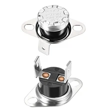 2pcs Temperature Control Switch Thermostat 95°C 10A Normally Closed NC