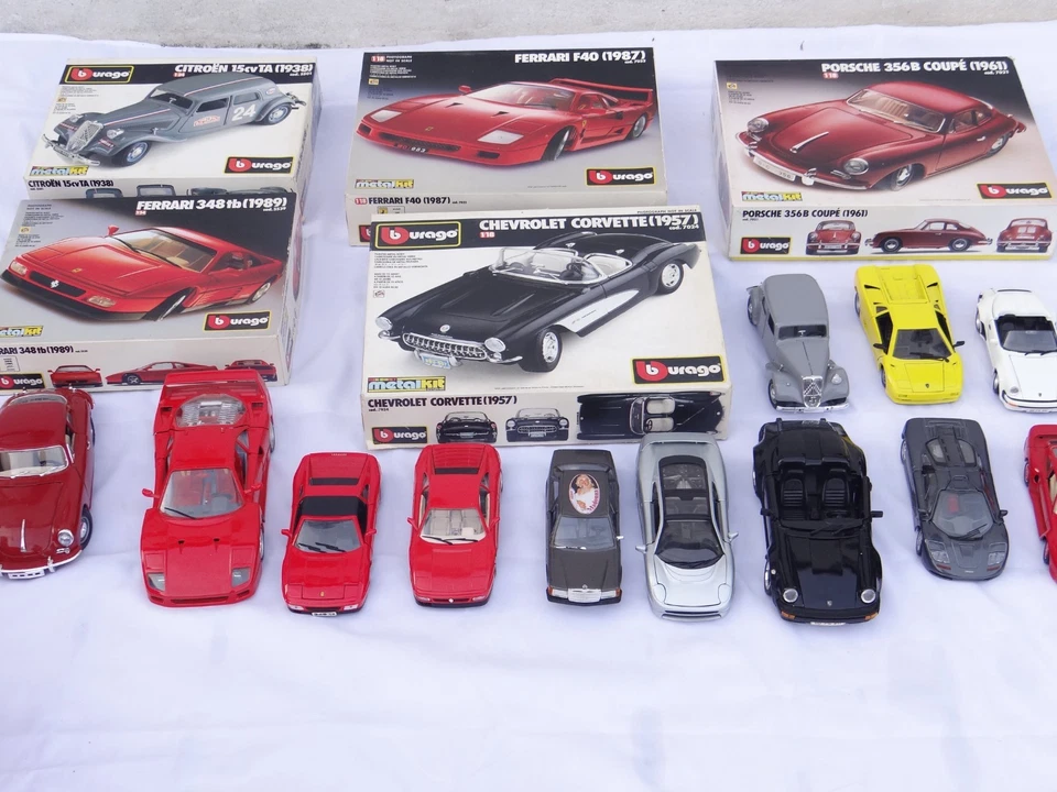 12x Modell Kit Modellauto Autos Fahrzeuge Sammlung Bburago Burago Maiesto - Bild 4 von 4