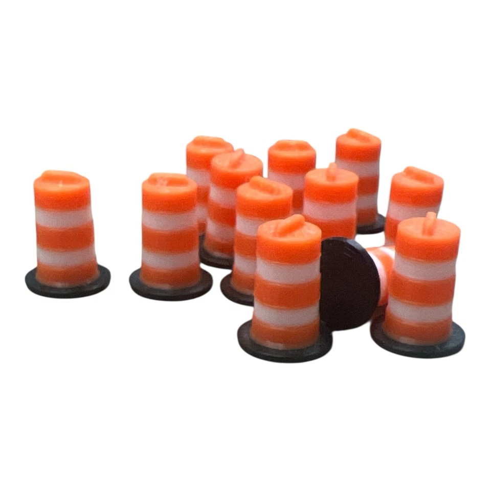 HO Scale Traffic Safety Drum Scale Model 1/87 12 Pack - Image 4 of 4