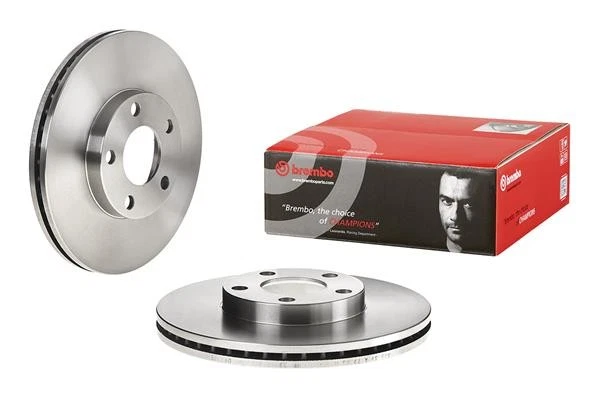 2x BRAKE DISC 09.7195.10 FOR VW AEB/AUG/ATW/APU/ANB 1.8L AJM/ATJ/AVG/AFN 1.9L - Image 3 of 4