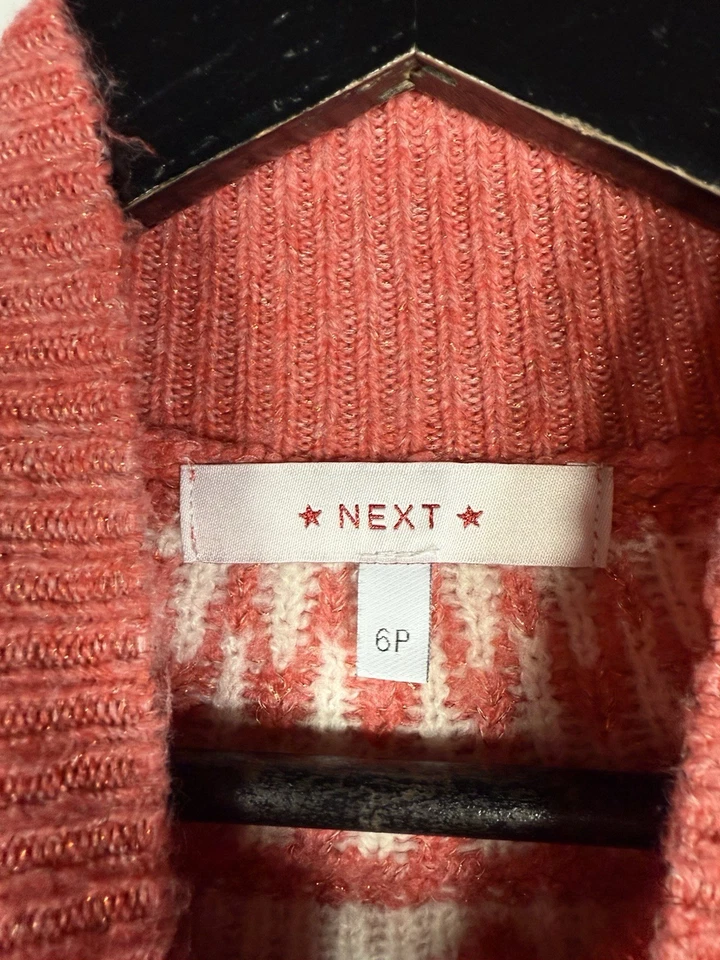 NEXT CHRISTMAS Jumper - UK6 - Cream - Great Condition - Women’s - Image 3 of 4