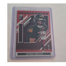 2025 Panini Donruss Elite Jayden Daniels Spellbound Red /99 #11 Commanders