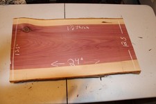 LIVE EDGE THICK EASTERN RED CEDAR SLAB SHIPS FREE