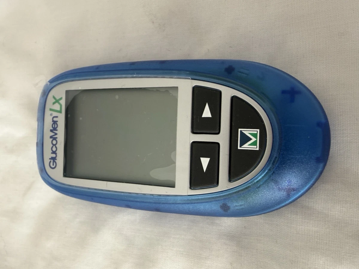Kit de autoevaluación medidor de glucosa en sangre GlocoMenLX