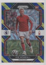 2022 Panini Prizm Premier League Choice Blue Yellow & Green Joe Worrall #143 5ya
