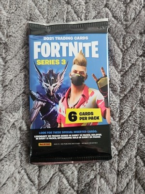 Panini Fortnite Series 3 Trading Cards Pack (6 Card Pack) SEALED NEW Free Ship