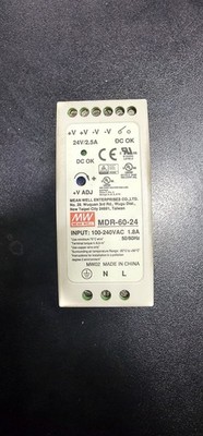 Mean Well MDR-60-24 MDR6024 100-240VAC 1,8A Schienen-Netzteil -used-