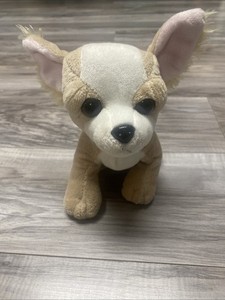 Ganz Webkinz Chihuahua HM104 Dog 9" Plush Stuffed Animal No Code Preowned