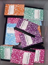 Mini Composition Notebook, Cute 30 Pack 5 Pastel Colors Narrow Ruled Mini