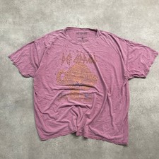 Def Leppard T-Shirt Womens Large 80s Heavy Metal Rock Band Graphic Tee, Pink