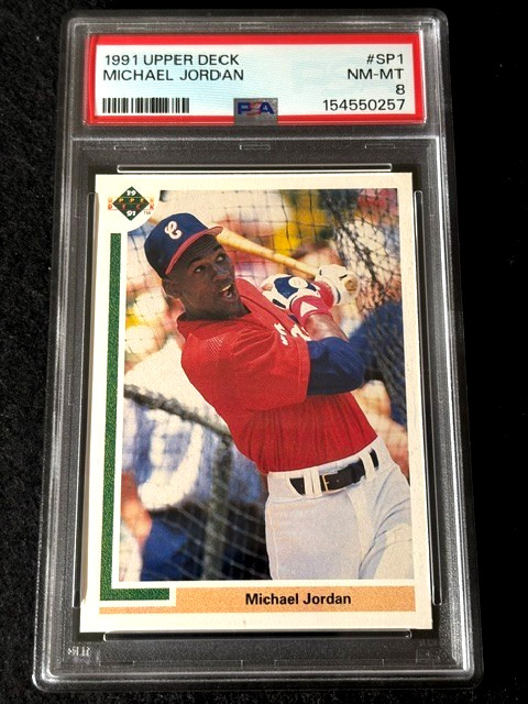 1991 UD Upper Deck SP1 Michael Jordan PSA 8 Chicago Bulls HOT