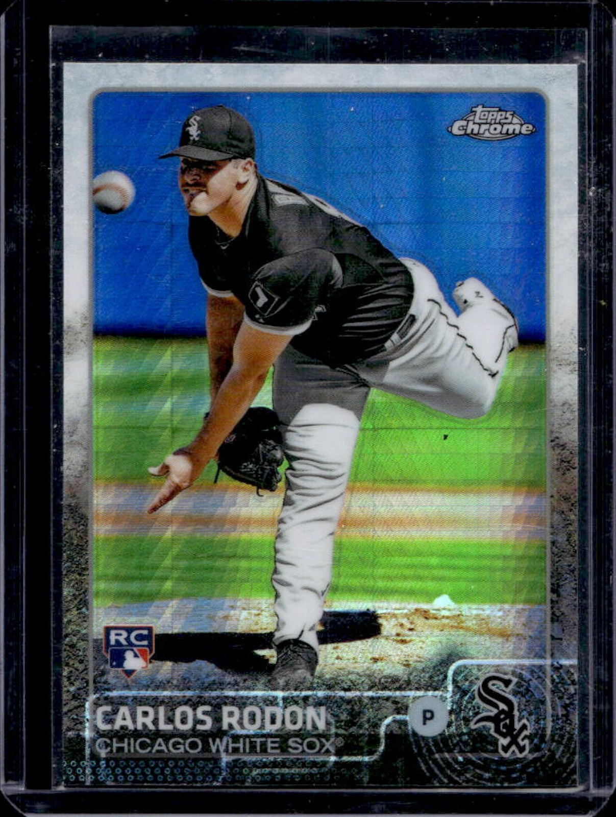 2015 Topps Chrome Carlos Rodon RC Prism Refractor Rookie #90 White Sox