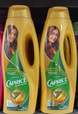 2X PALMOLIVE CAPRICE SHAMPOO AGAVE HONEY ( MIEL DE AGAVE ) 2 BOTTLES 750ml