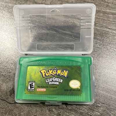 Pokemon Leaf Green Version Cartridge for Game Boy Advance (GBA)  Tested & Saves!