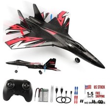 New Upgrade SU27 RC Airplane, Remote Control Fighter Toys, 2.4GHz 6 Black Su27