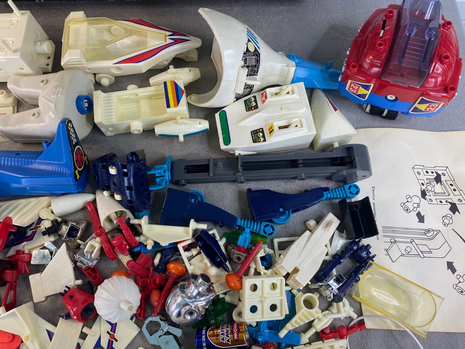 Micronauts Interplanetary Headquarters Battle Cruiser Biotron FOR PARTS/BOXES