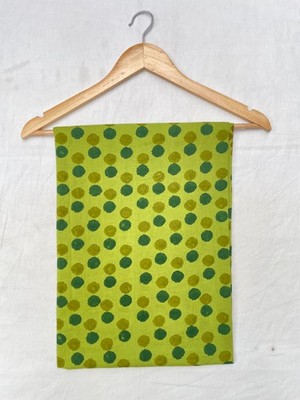 Green Indian Beach Wrap Pareo Hand Block Printed Cotton Fashion Sarongs