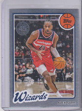 2025-26 Topps Alex Sarr 1980 45th anniversary insert 80BK-23 Washington Wizards