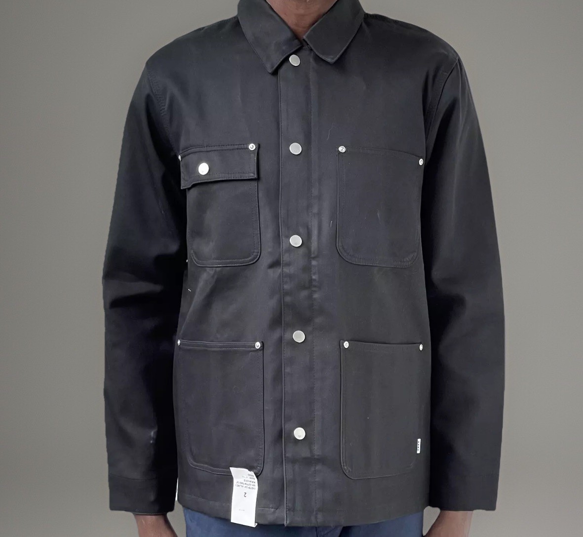 ALTRA CAPPOTTO CARHARTT WIP X' OAMC CHESTER 9 3 oz Carlyle Popeline nero rigido S