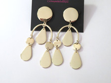 CATHERINE MALANDRINO GOLD CHANDELIER EARRINGS