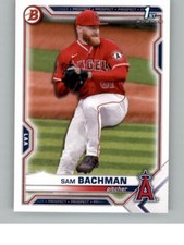 2021 Bowman Draft Sam Bachman BD-196 Los Angeles Angels