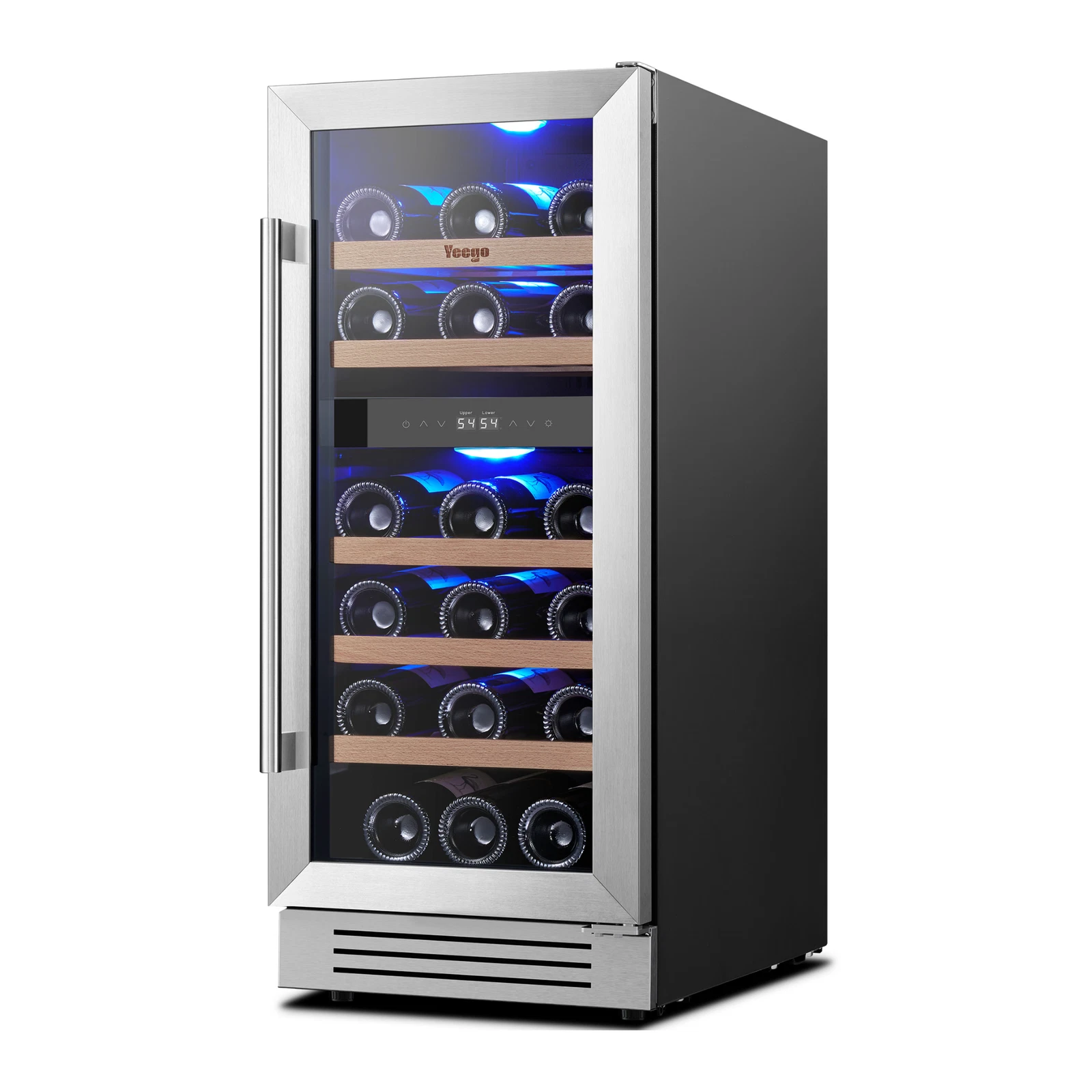 Yeego 15" Dual Zone Wine Cooler Refrigerator Freestanding Wine Fridge 28 Bottles
Opens in a new wind