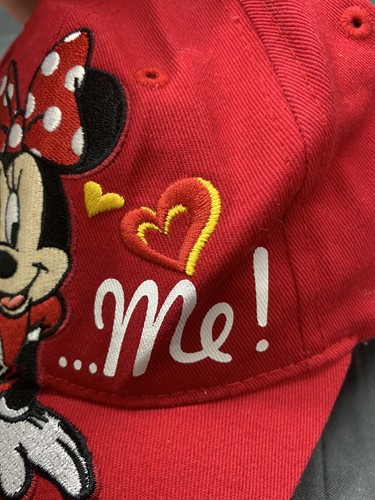 Disney Girls It's All About Me Minnie Mouse Baseball Cap - Picture 2 of 7