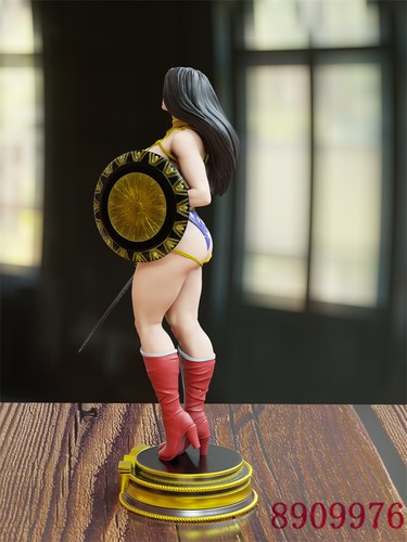 Wonder Woman 3D Printing Figure Unpainted Model Sculpture GK Blank Kit New Stock - Picture 7 of 11