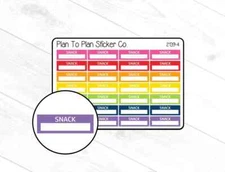 2139-4~~Snack Meal Trackers Planner Stickers.