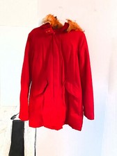 WOOLRICH LUXURY PARKA IMBOTTITO INVERNALE LUNGO  DONNA ROSSO TAGLIA M NUOVO 