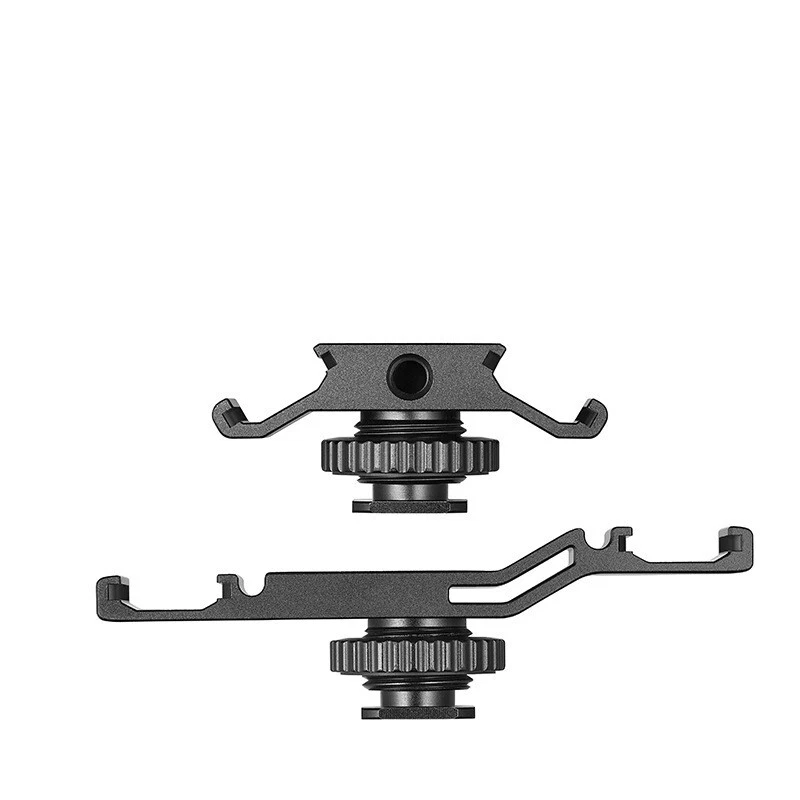 Godox dupla extensão de sapata fria/quente para câmera de telefone microfone de luz LED vlog - Imagem 3 de 4