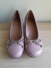 Hotter. Women's 1930's style shoes. UK 4.5. Pink leather "Fontana". EU 37.5. 