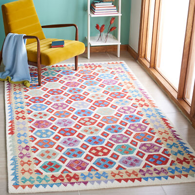 Safavieh Aspen IVORY / RED 3' X 5' Area Rug - APN410A-3